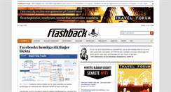 Desktop Screenshot of flashback.se