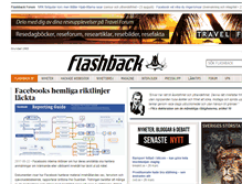 Tablet Screenshot of flashback.se