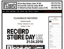 Tablet Screenshot of flashback.co.uk